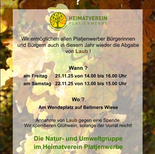 Laubabgabe 2025